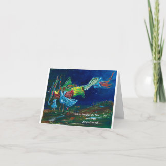 Carte "Et Il Respire sur Eux" no 3 plié salut