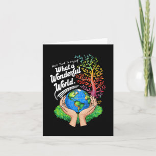 Carte Et Je Me Pense Que C'Est Une Merveilleuse Terre Mo