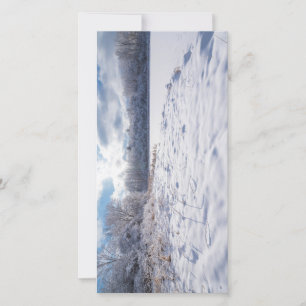 Carte Étang couvert de neige et forêts à Salem Hills