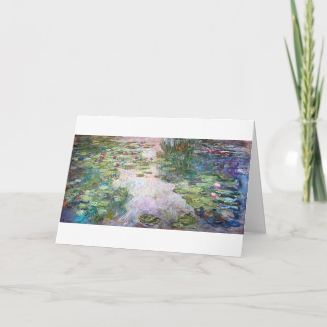 Carte Etang Lily à Giverny, Claude Monet (Devant)