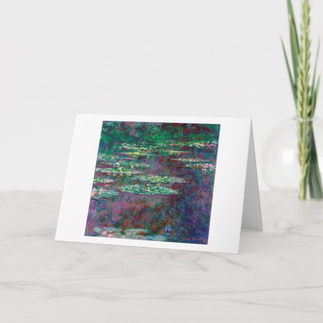 Carte Etang Lily, Monet (Devant)