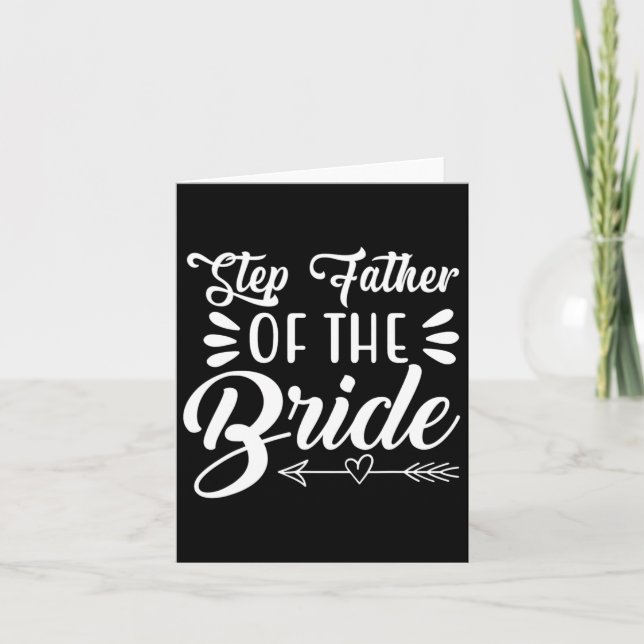Carte Étape Père De La Mariée Mariage Fête Famille Maria (Devant)