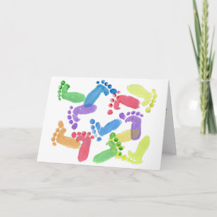 Carte Étapes bébé, Pieds bébé, Empreintes bébé dans les 