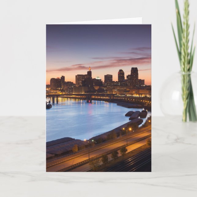 Carte États-Unis, Minnesota, Minneapolis, Saint-Paul 2 (Devant)