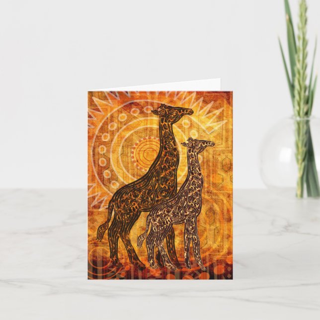 Carte Été africain (Devant)