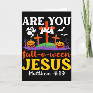 Carte Êtes-Vous Tombé O Ween Jésus Matthieu Foi Chrétien