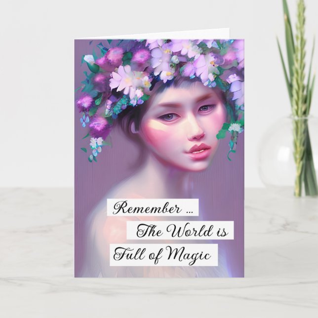 Carte Ethereal Imaginaire Fairytale Art | Jolies femmes (Devant)