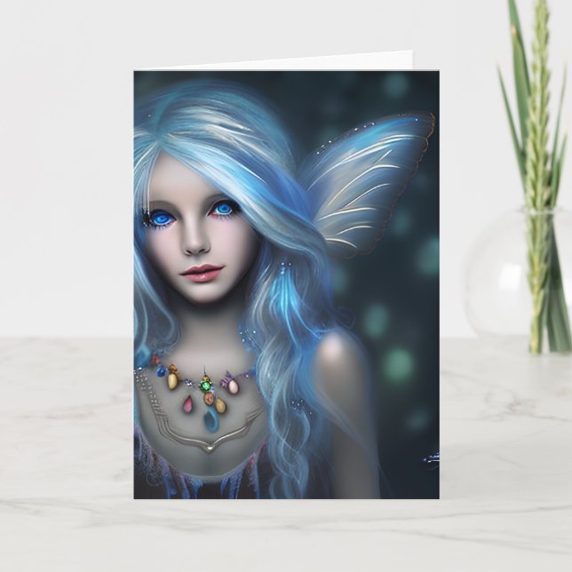 Carte Ethereal Mystical Fairy Girl Blank (Devant)