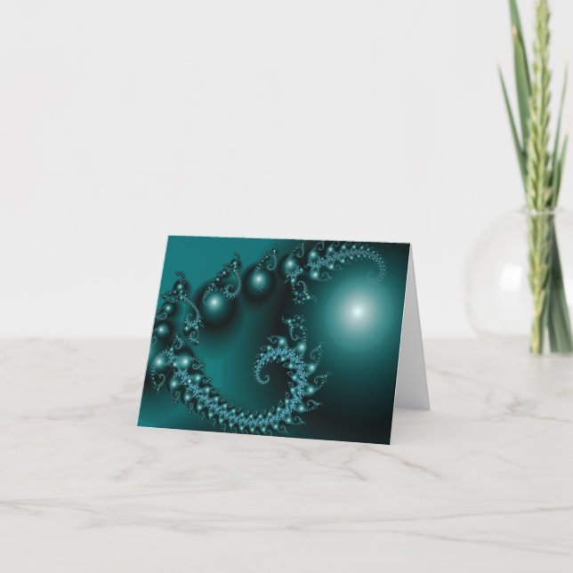Carte Étincelle 3 Abstraite Fractal Fine Art (Devant)