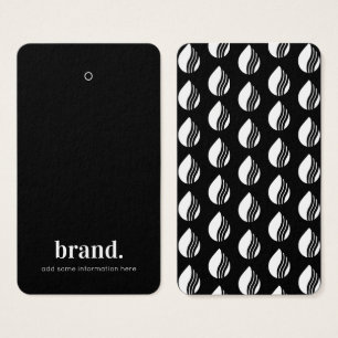 Carte Étiquette Hang du logo d'entreprise