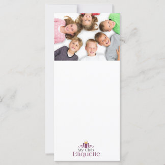 Carte Etiquette pour enfants