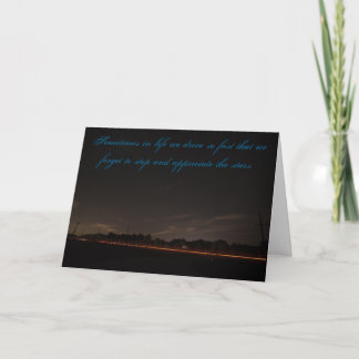 Carte Étoile d'anniversaire
