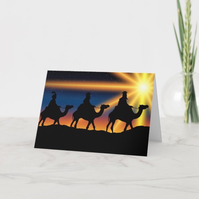 Carte Étoile de Bethléem - Naissance du Christ (Devant)