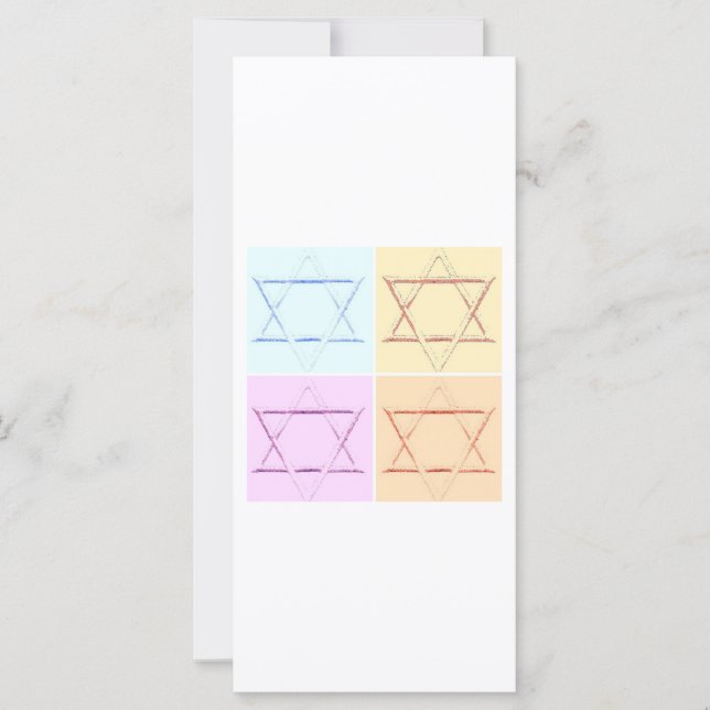 Carte Étoile de David (Devant)