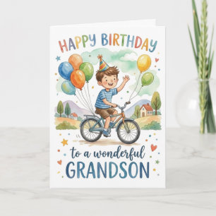 Carte Étoile et rayure aquarelle Joyeux Anniversaire Pet