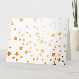 Carte Étoile Pailletée pour Fête de Noël