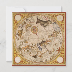 Carte Étoiles de constellation ciel du sud Astronomie vi