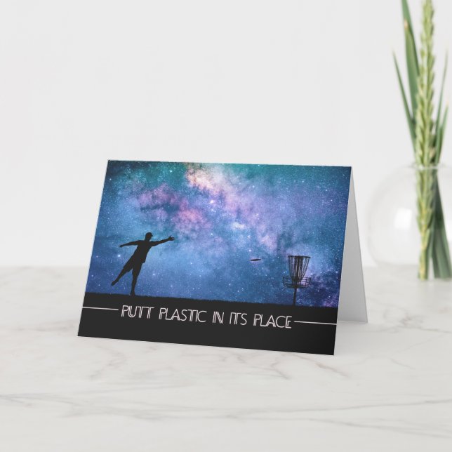 Carte Étoiles de golf sur disque (Devant)