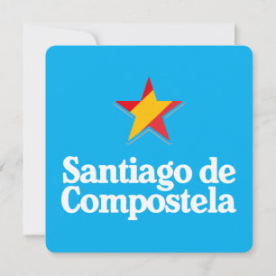 Carte Etoiles d'Espagne - Saint Jacques de Compostelle