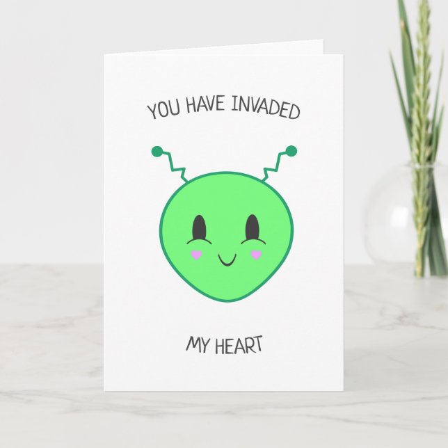 Carte étrangère mignonne de Saint-Valentin de (Devant)