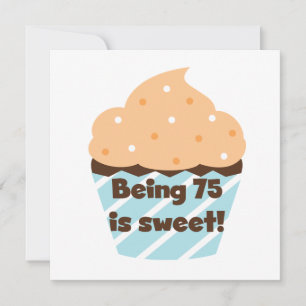 Carte Etre 75 est Sweet Birthday T-shirts et cadeaux