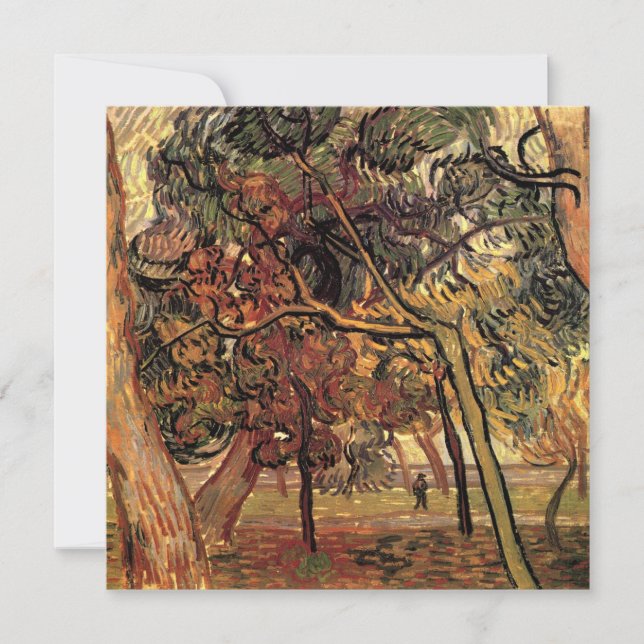 Carte Étude de pins par Vincent van Gogh (Devant)