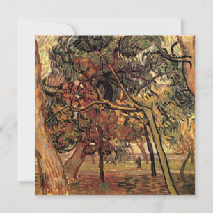Carte Étude des pins par Vincent van Gogh
