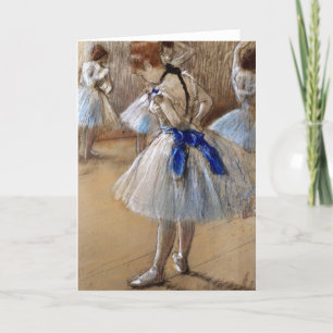 Carte Étude d'une danseuse - Edgar Degas - c1890