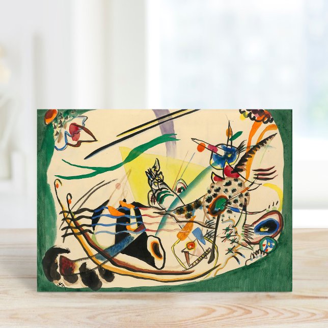 Carte Étude sur la frontière verte | Kandinsky (Créateur téléchargé)