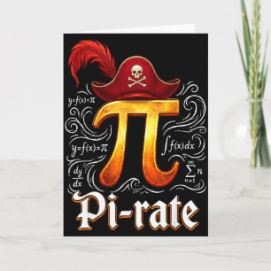 Carte Étudiant en sciences des pirates Prof de maths Drô
