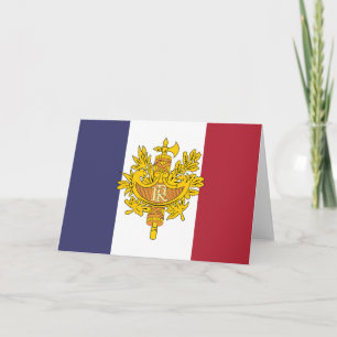 Carte étui téléphonique du drapeau de la France