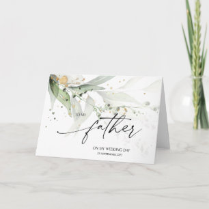 Carte Eucalyptus À Mon Père Mariages Fête De Mariage Pap