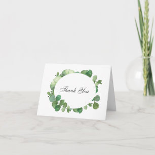 Carte Eucalyptus Boho Merci de verdure
