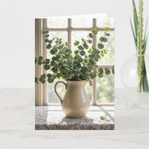 Carte Eucalyptus Bouquet Penser à vous