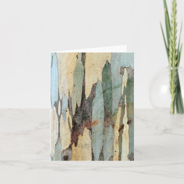 Carte Eucalyptus Tree Bark (Devant)