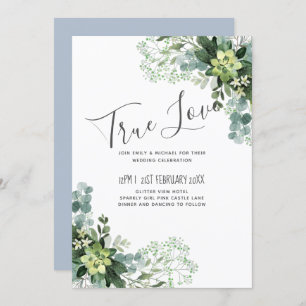 Carte Eucalyptus Verdure Mariage Foliage Bébés Respirer