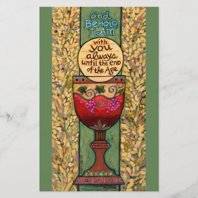 Carte Eucharistie personnalisable, multi-usage (Devant)