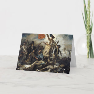 Carte Eugene Delacroix - La liberté à la tête du peuple