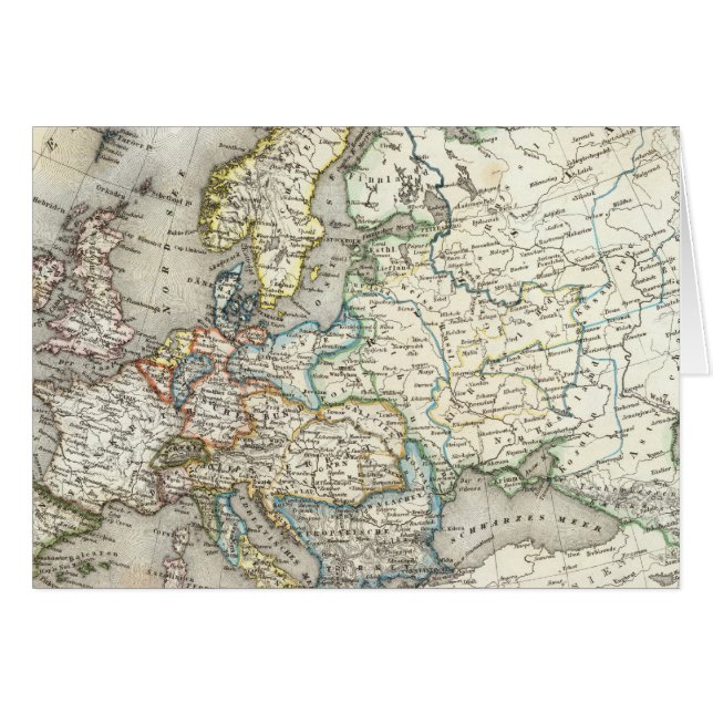 Carte Europe (Devant horizontal)