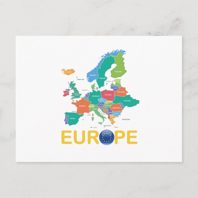 Carte Europe (Devant)