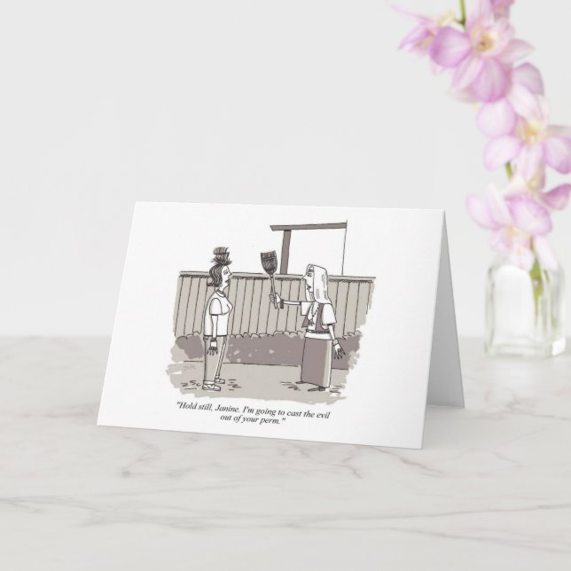 Carte Evil Perm greeting card (Orchidée)