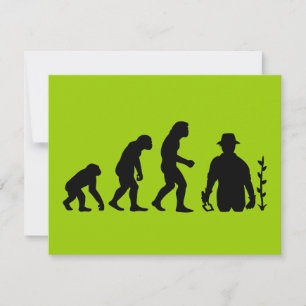Carte Évolution de jardinier