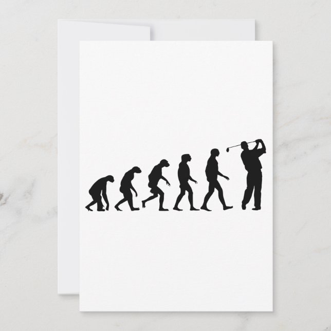 Carte Évolution du golf (Devant)