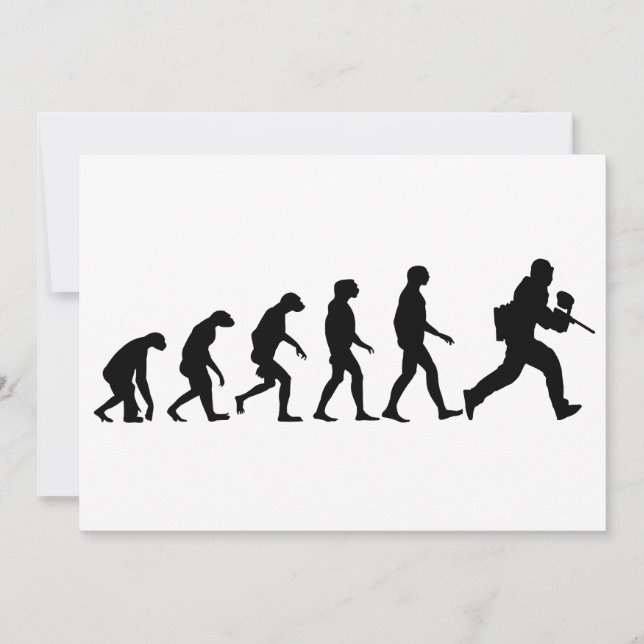 Carte Évolution du Paintball (Devant)