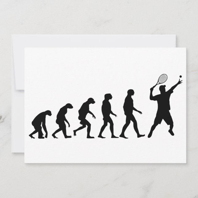 Carte Évolution du tennis (Devant)