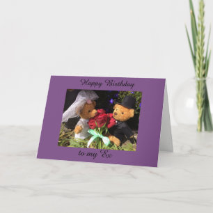 Carte ex anniversaire heureux