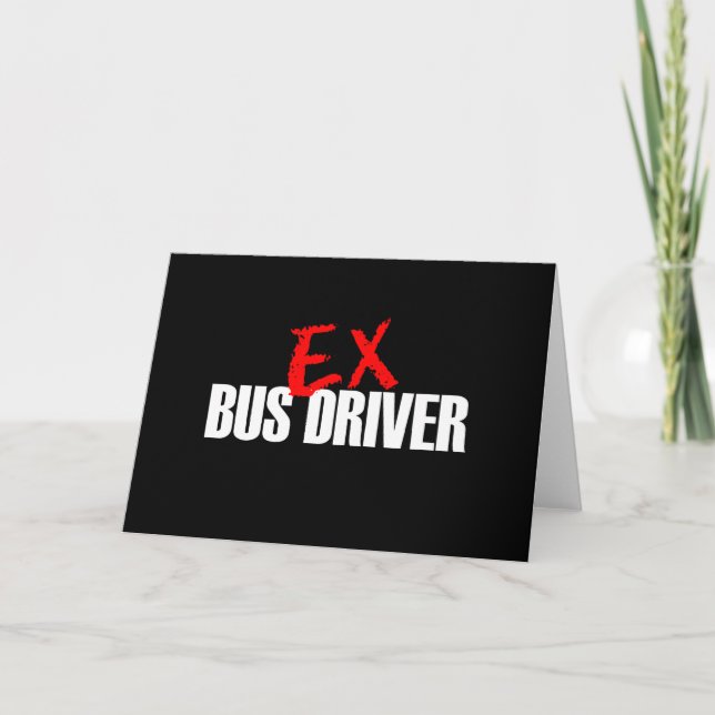 CARTE EX BUS DRIVER DARK (Devant)