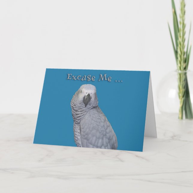 Carte Excusez-moi anniversaire (Devant)