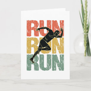 Carte Exécuter l'exécution - Runner Vintage
