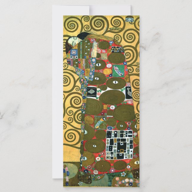 Carte Exécution ou L'Embrassement de Gustav Klimt (Devant)